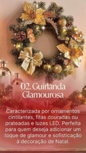 Guirlanda de Natal Glamurosa