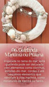 Guirlanda de Natal Praiana