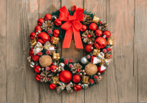 guirlanda de Natal artesanal