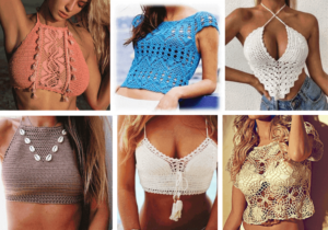 Modelos de cropped de crochê para se Inspirar.