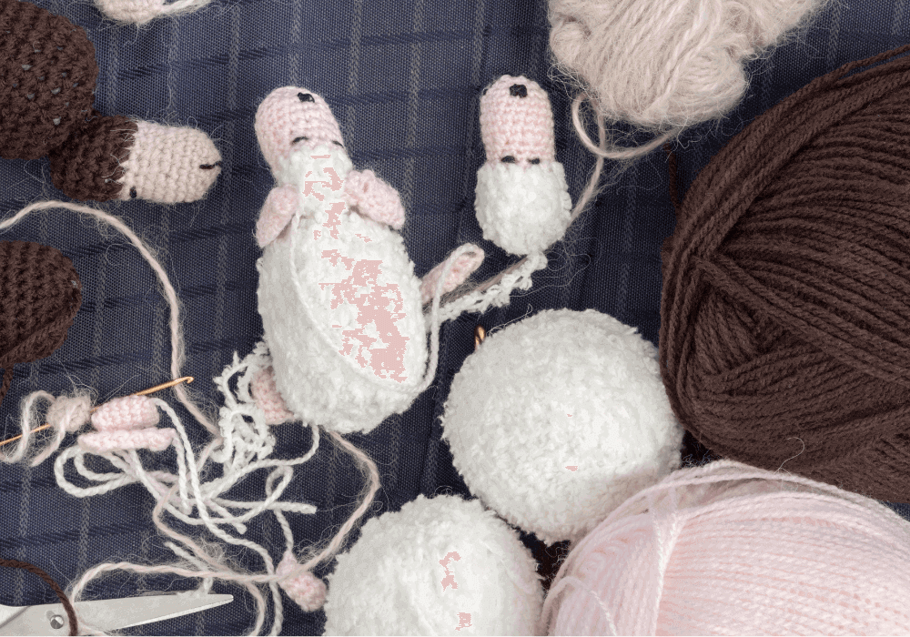 amigururmi com fios peludinhos